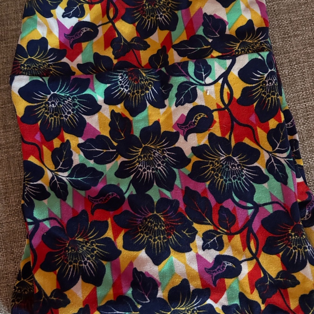 LuLaRoe Multicolor Floral Leggings